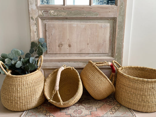 How to Organize Your Home with Functional, Yet Beautiful Hand Woven Baskets.