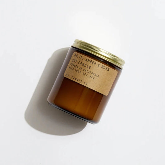 pf candle amber and moss