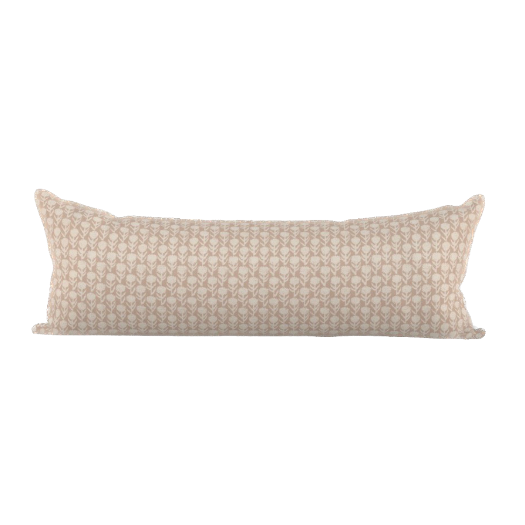Stella Floral Pillow Cover- Blush