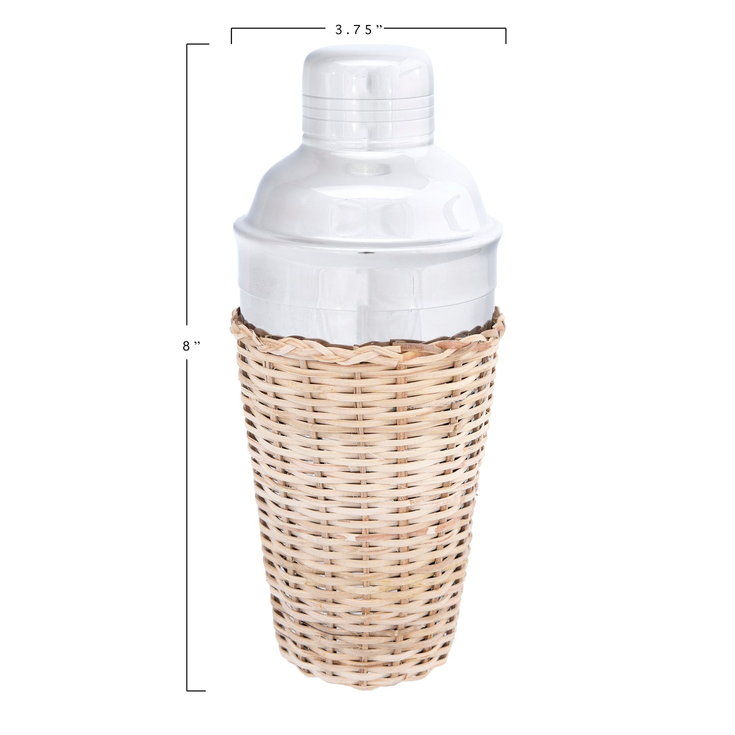 Rattan Cocktail Shaker