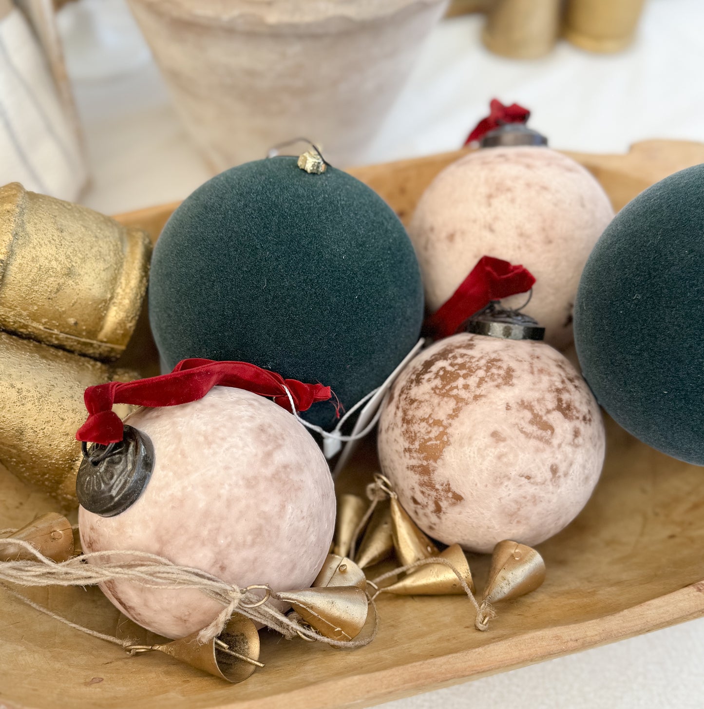 Recycled Glass Frosted Ornament