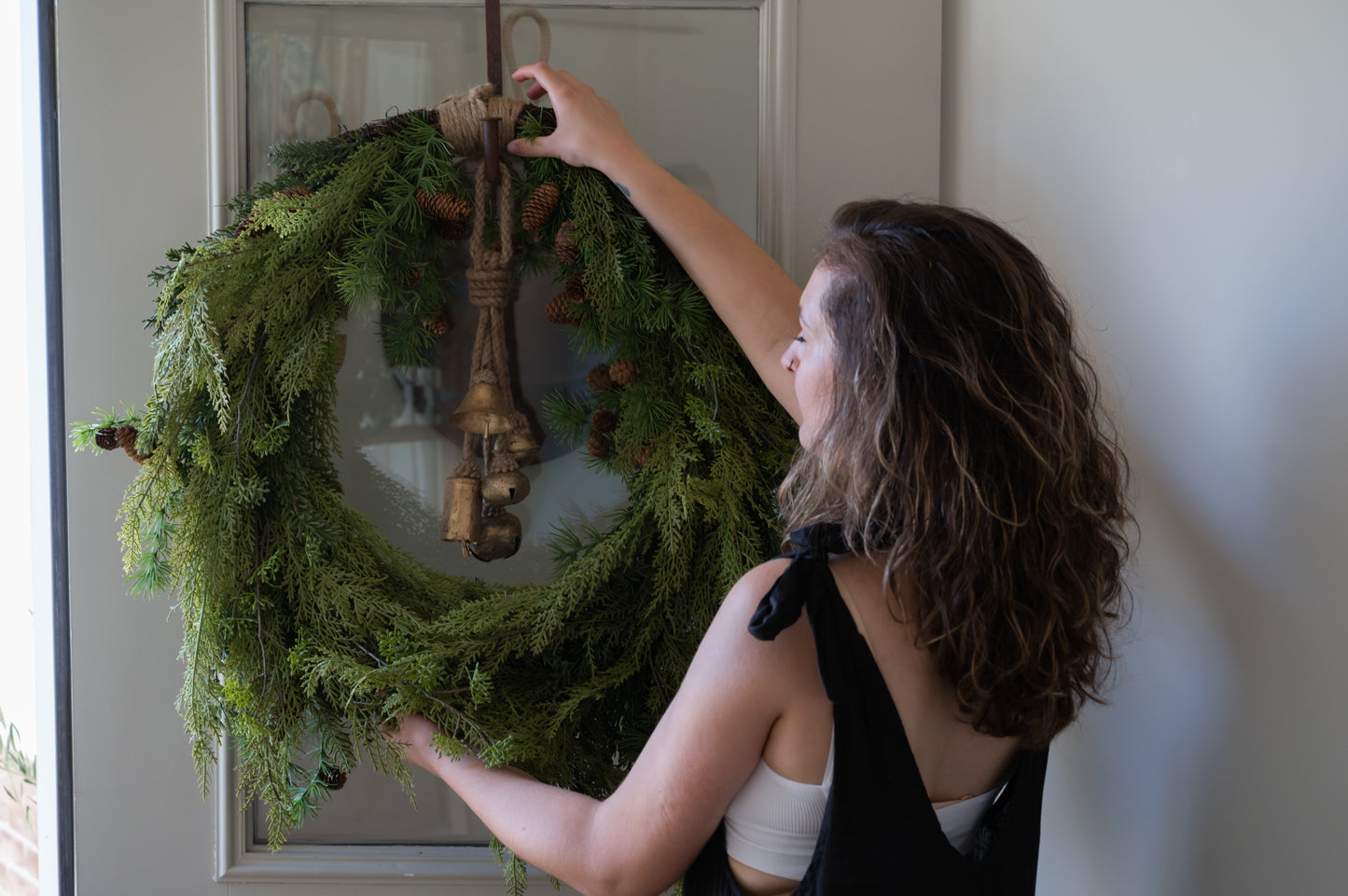 Faux Pine Wreath