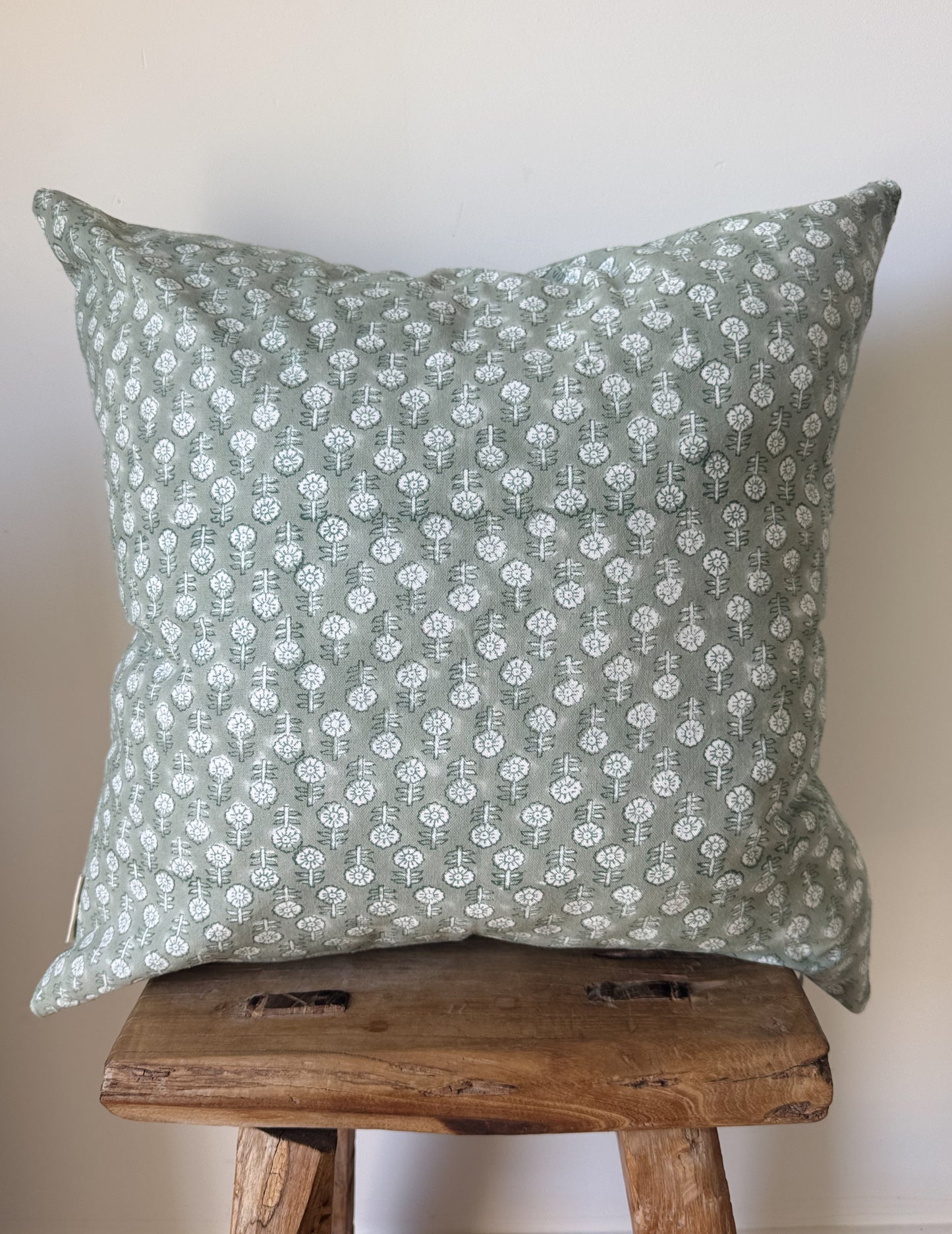 Ruthie Block Print Pillow Cover
