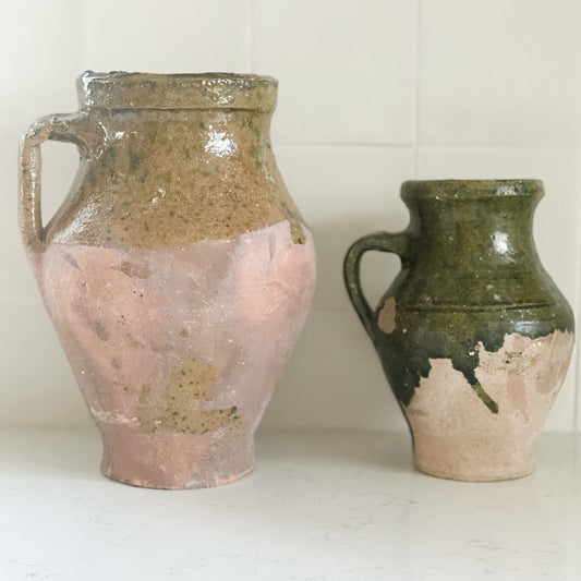Vintage Turkish Olive Jar