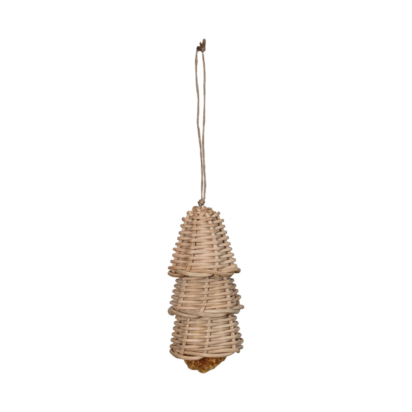 Rattan Bell Ornament