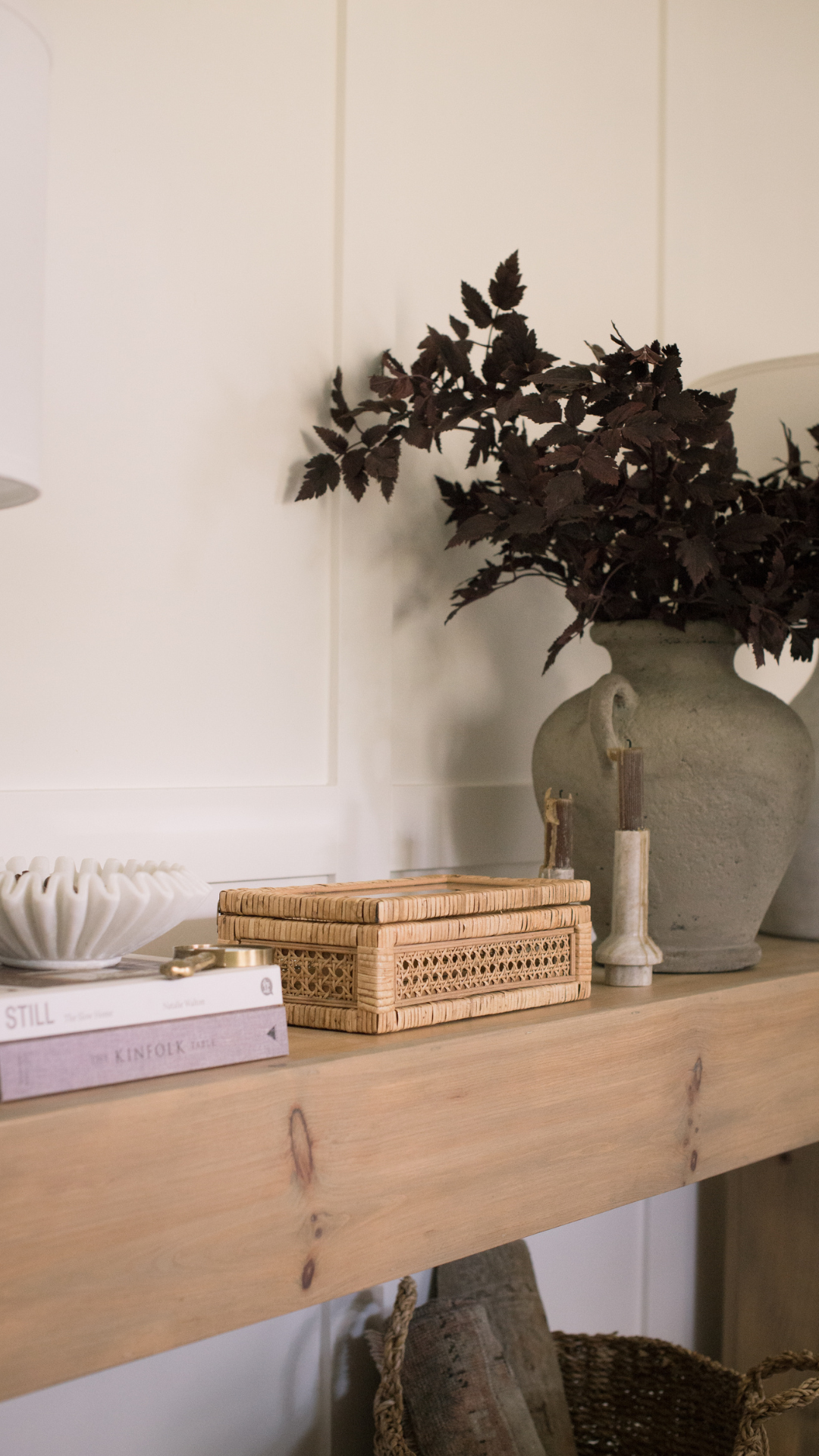 Rattan Display Box with Glass Lid