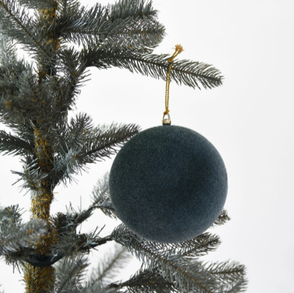 Velvet Pine Green Ornament- Large