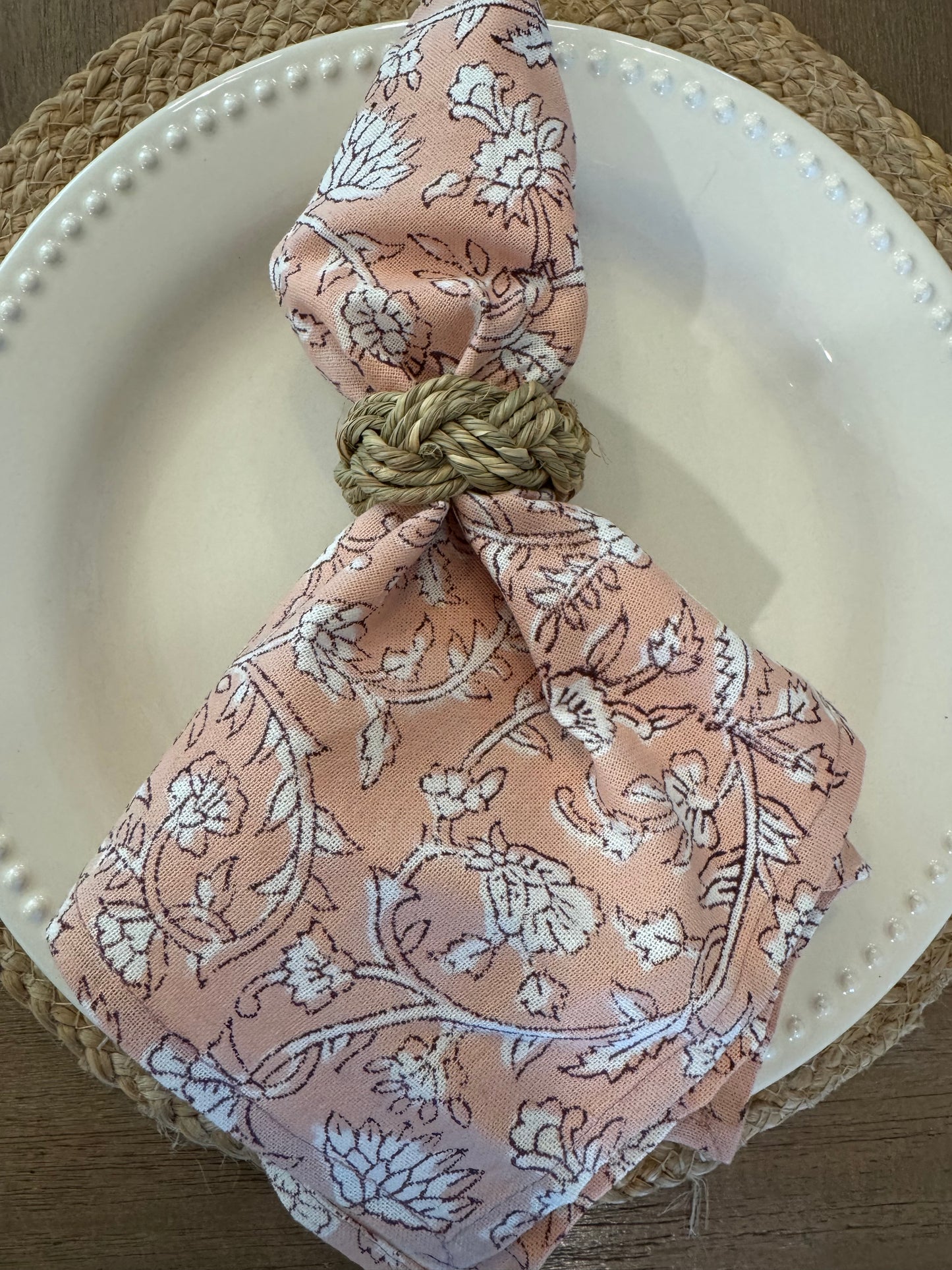 Eloise Block Print Napkins / Set of 4