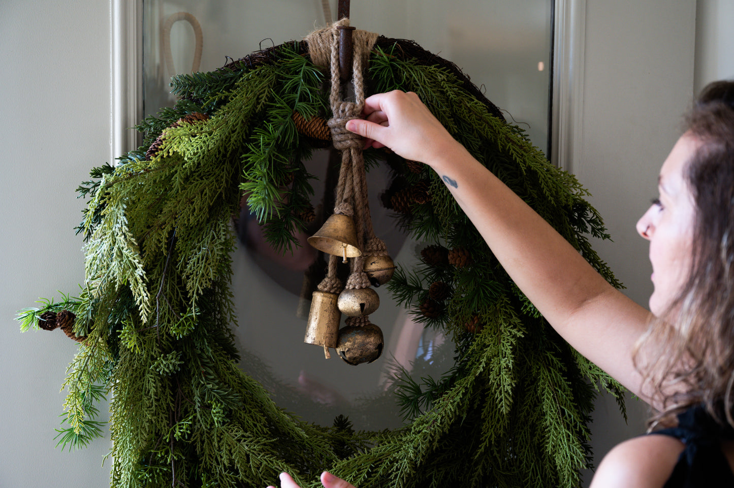 Faux Pine Wreath