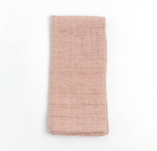 Rose Linen Napkins-Set of 4